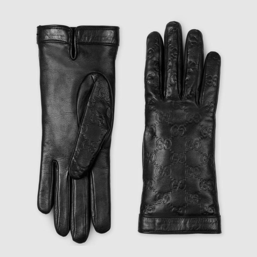 Gucci - Signature Leather Gloves